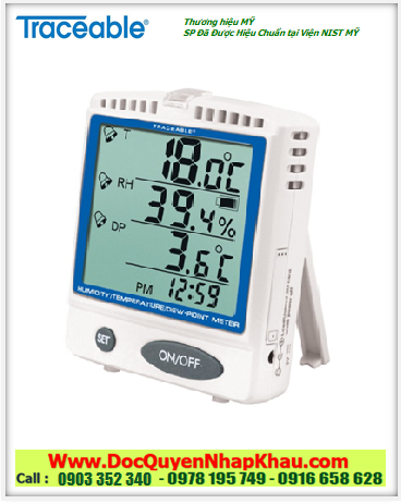 Traceable 6404, Ẩm kế dải đo 0%RH to 90%RH Traceable @ 6404 Memory-Card Humidity /Temperature /Dew Point